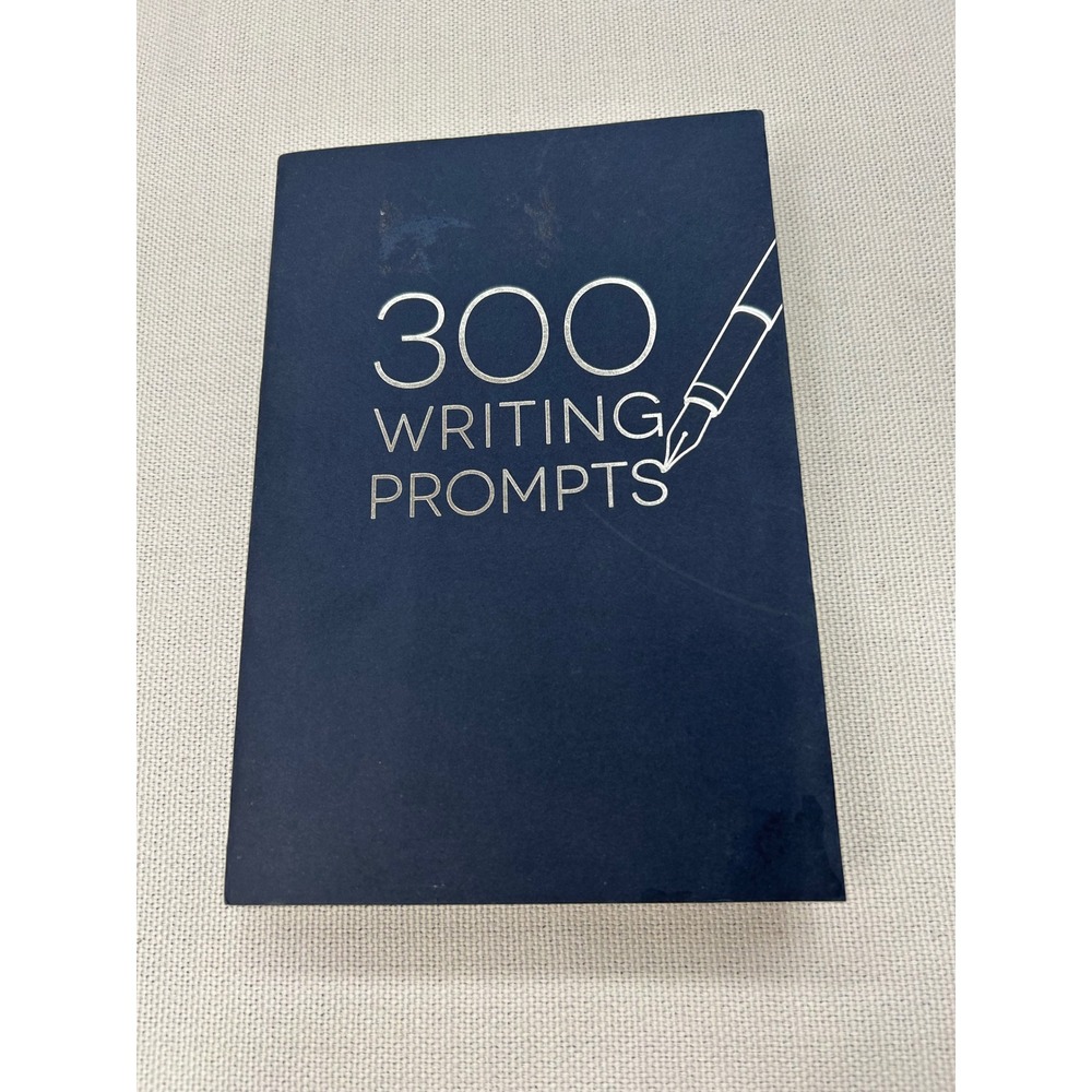 Piccadilly 300 Writing Prompts Guided Journal Navy‎ Blue Paperback Creative